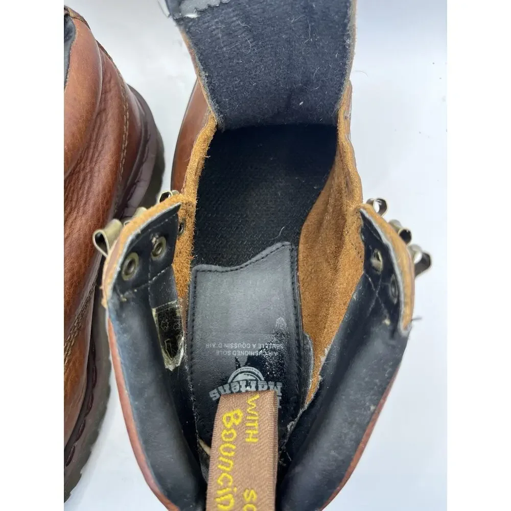 Dr. Martens Brown Leather Lace-Up Ankle Work Boots Men’s 5/ Women's 6.5